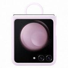 Заредете изображение във визуализатора на галерията – Silicone case with holder for Samsung Galaxy Z Flip 5 - purple
