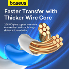 Заредете изображение във визуализатора на галерията – Baseus High Speed ​​Cat 5 RJ-45 1000Mb/s Ethernet cable 3m round - black

