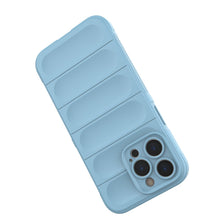 Заредете изображение във визуализатора на галерията – Magic Shield Case case for iPhone 14 Pro Max flexible armored case light blue
