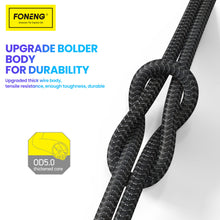 Заредете изображение във визуализатора на галерията – Foneng Cable X82 - USB to Micro USB - 3A 1 metre black
