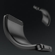 Заредете изображение във визуализатора на галерията – Carbon Case for Motorola Moto E22 / Moto E22i flexible silicone carbon cover black
