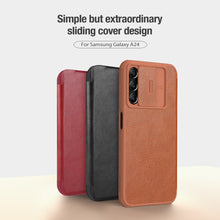 Заредете изображение във визуализатора на галерията – Nillkin Qin Pro for Samsung Galaxy A14 4G red

