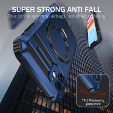 Заредете изображение във визуализатора на галерията – Tel Protect Armor Magsafe Metal Ring Case for Iphone 11 blue
