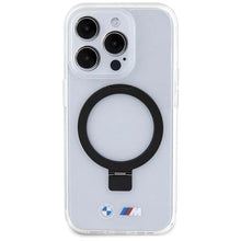 Заредете изображение във визуализатора на галерията – BMW Ring Stand M Collection MagSafe case for iPhone 15 Pro Max - transparent
