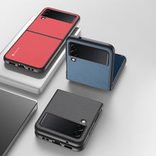Заредете изображение във визуализатора на галерията – Dux Ducis Fino case is made of nylon material for Samsung Galaxy Z Flip4 black
