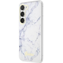 Заредете изображение във визуализатора на галерията – Guess GUHCS23MPCUMAH S23+ S916 white/white hardcase Marble
