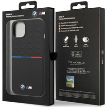 Заредете изображение във визуализатора на галерията – BMW M Silicone Pattern MagSafe Case for iPhone 15/14/13 - Black
