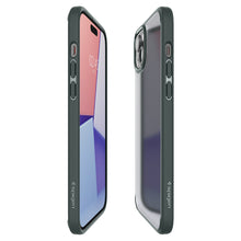 Заредете изображение във визуализатора на галерията – Spigen Ultra Hybrid case for iPhone 15 - dark green
