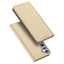 Заредете изображение във визуализатора на галерията – Dux Ducis Skin Pro Case For Samsung Galaxy A54 5G Flip Cover Card Wallet Stand Gold
