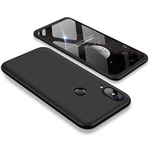 Заредете изображение във визуализатора на галерията – GKK 360 Protection Case Front and Back Case Full Body Cover Huawei P20 Lite black
