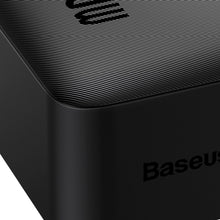 Заредете изображение във визуализатора на галерията – Power Bank BASEUS Bipow Overseas Edition - 30 000mAh LCD Quick Charge PD 20W with cable USB to Micro PPBD050401 black

