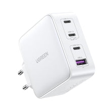 Заредете изображение във визуализатора на галерията – Fast charger GaN 3xUSB C / USB 100W PPS Ugreen CD226 - white
