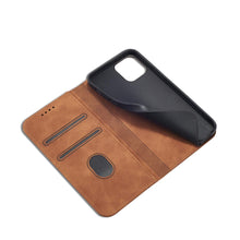 Заредете изображение във визуализатора на галерията – Magnet Fancy Case for Samsung Galaxy A23 5G cover with flip wallet stand brown
