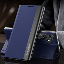 Заредете изображение във визуализатора на галерията – Sleep Case Pro case for Samsung Galaxy A54 5G with flip stand blue
