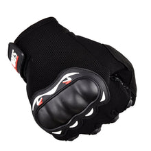 Заредете изображение във визуализатора на галерията – Motorcycle phone gloves with knuckle protector – black
