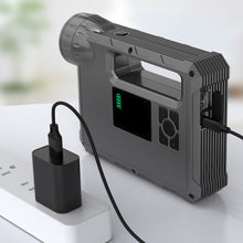 Заредете изображение във визуализатора на галерията – Choetech jump starter with compressor, powerbank 8000mAh, LED flashlight black (TC0017)
