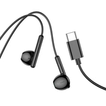 Заредете изображение във визуализатора на галерията – Hoco earphones for type c m93 black - TopMag

