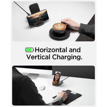 Заредете изображение във визуализатора на галерията – Spigen PF2201 ARCFIELD WIRELESS CHARGER 15W BLACK
