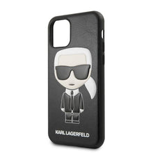 Заредете изображение във визуализатора на галерията – Karl Lagerfeld KLHCN61IKPUBK iPhone 11 6,1" / Xr hardcase czarny/black Ikonic Karl Fullbody

