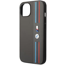 Заредете изображение във визуализатора на галерията – Case BMW BMHCP14M22PPMA iPhone 14 Plus 6.7" grey/grey Tricolor M Collection
