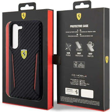 Заредете изображение във визуализатора на галерията – Ferrari FEHCS23SNPYK S23 S911 black/black hardcase Carbon Contrast Edges
