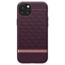 Заредете изображение във визуализатора на галерията – CASEOLOGY PARALLAX MAG MAGSAFE IPHONE 15 BURGUNDY
