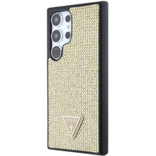 Заредете изображение във визуализатора на галерията – Guess Rhinestone Triangle case for Samsung Galaxy S24 Ultra - gold
