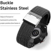 Заредете изображение във визуализатора на галерията – DUX DUCIS Mixture II - stretchable braided strap for Samsung Galaxy Watch / Huawei Watch / Honor Watch / Xiaomi Watch (22mm band) czarna
