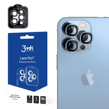 Заредете изображение във визуализатора на галерията – Camera Glass for iPhone 13 Pro Max / 13 Pro 9H for 3mk Lens Protection Pro Series Lens - Blue
