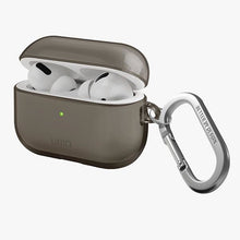 Заредете изображение във визуализатора на галерията – Uniq case Glase AirPods Pro 2 smoke/glossy smoke gen
