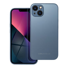 Заредете изображение във визуализатора на галерията – Roar matte glass гръб за iphone 13 blue
