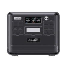 Заредете изображение във визуализатора на галерията – Choetech BS008 2400W USB-A / USB-C / XT60 / DC5521 / AC power station - black

