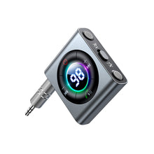 Заредете изображение във визуализатора на галерията – Joyroom Bluetooth AUX transmitter (transmitter / receiver) for car, TV gray (JR-CB2)
