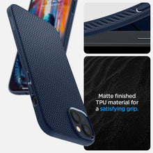 Заредете изображение във визуализатора на галерията – Spigen liquid air гръб за iphone 14 navy blue - TopMag
