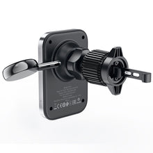 Заредете изображение във визуализатора на галерията – Acefast D18 car holder with MagSafe / Qi inductive charger + USB-A USB-C cable - black
