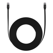 Заредете изображение във визуализатора на галерията – Baseus High Speed ​​Cat 6 RJ-45 1000Mb/s Ethernet cable 12m flat - black
