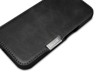 Заредете изображение във визуализатора на галерията – iPhone 15 iCarer Oil Wax Premium Leather MagSafe Compatible Leather Case - Black
