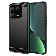 Заредете изображение във визуализатора на галерията – Carbon Case case for Xiaomi 13 Pro flexible silicone carbon cover black
