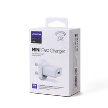 Заредете изображение във визуализатора на галерията – Joyroom USB wall charger 2.1 A UK plug white (L-1A101)
