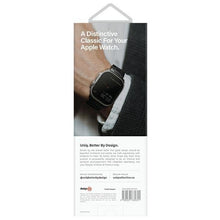 Заредете изображение във визуализатора на галерията – Uniq Osta Strap Case for Apple Watch 42/44/45/ 49mm Series 1/2/3/4/5/6/7/8/SE/SE2/Ultra Stainless Steel Silver/Titanium Silver
