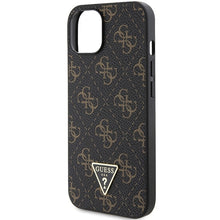 Заредете изображение във визуализатора на галерията – Original Case GUESS hardcase 4G Triangle Metal Logo GUHCP15MPG4GPK for Iphone 14 Plus/ 15 Plus black
