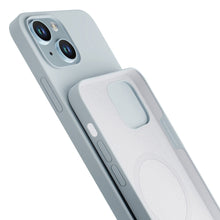 Заредете изображение във визуализатора на галерията – Apple iPhone 14 - 3mk Hardy Silicone MagCase Sierra Blue
