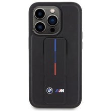 Заредете изображение във визуализатора на галерията – BMW Grip Hot Stamp case for iPhone 15 Pro - black
