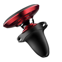 Заредете изображение във визуализатора на галерията – Baseus C40141201913-00 magnetic car holder for air vent - red
