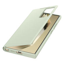 Заредете изображение във визуализатора на галерията – Samsung Smart View Wallet EF-ZS928CGEGWW flip case for Samsung Galaxy S24 Ultra - light green
