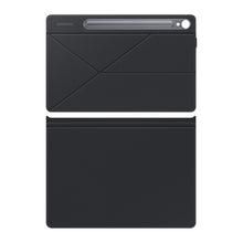 Заредете изображение във визуализатора на галерията – Flip case with stand for Samsung Galaxy Tab S9 Smart Book Cover - white
