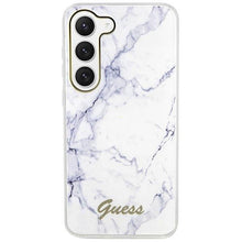Заредете изображение във визуализатора на галерията – Guess GUHCS23SPCUMAH S23 S911 white/white hardcase Marble

