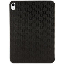Заредете изображение във визуализатора на галерията – Karl Lagerfeld KLFC11SAKHPKK iPad 10.9" Folio Magnet Allover Cover black/black Saffiano Monogram Ikonik
