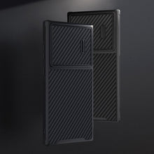 Заредете изображение във визуализатора на галерията – Nillkin Synthetic Fiber S Case for Samsung Galaxy S23 Ultra cover camera cover black
