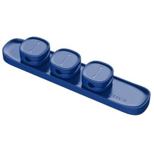 Заредете изображение във визуализатора на галерията – BASEUS cable organizer Cross Peas Cable Clip Blue ACWDJ-03
